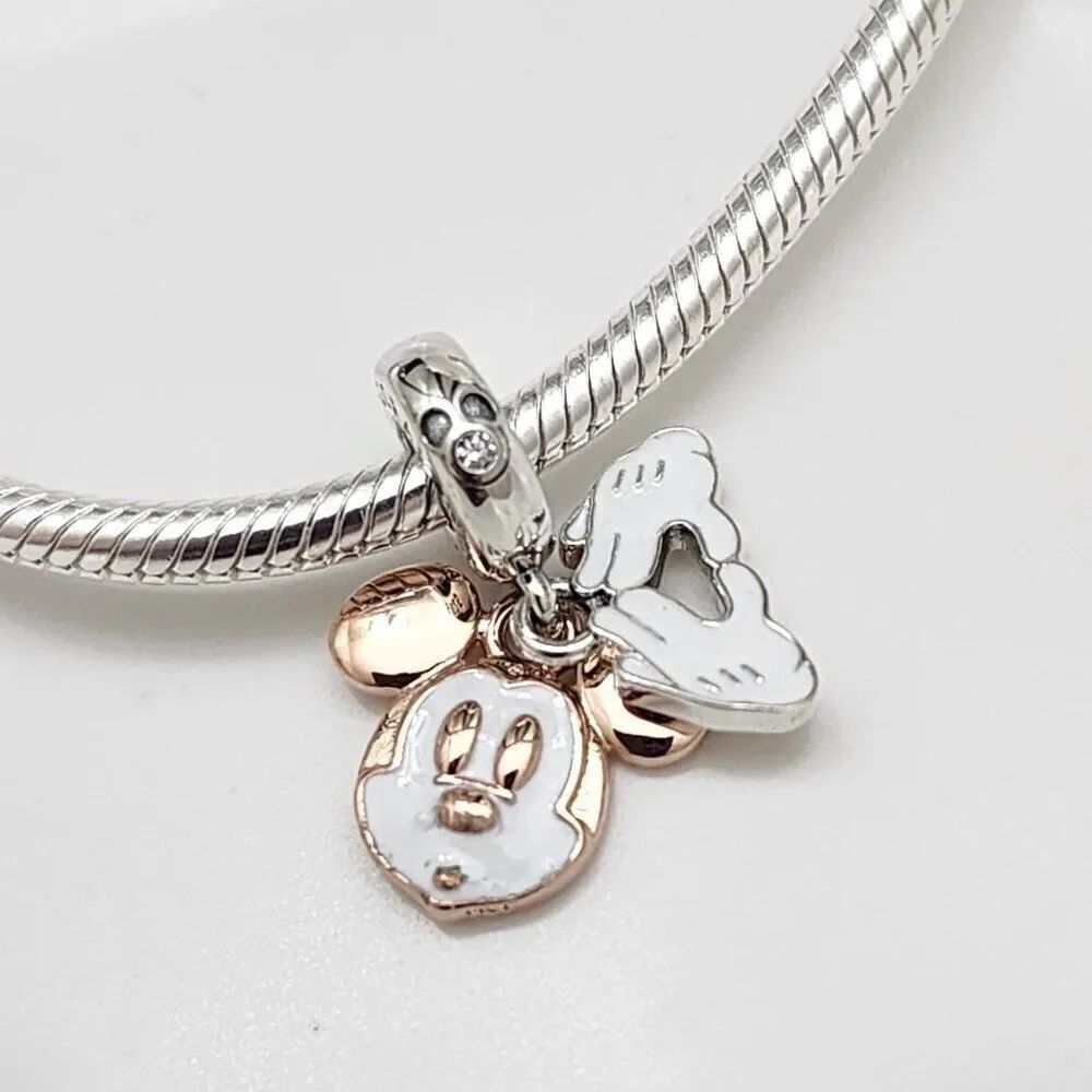 Pandora Disney Mickey Mouse Double Dangle Charm